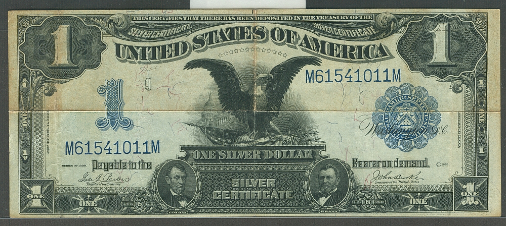 Fr.232, 1899 $1 Silver Certificate, Parker-Burke, M61541011M